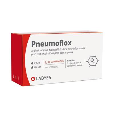 Antibiótico Labyes Pneumoflox 16 comprimidos