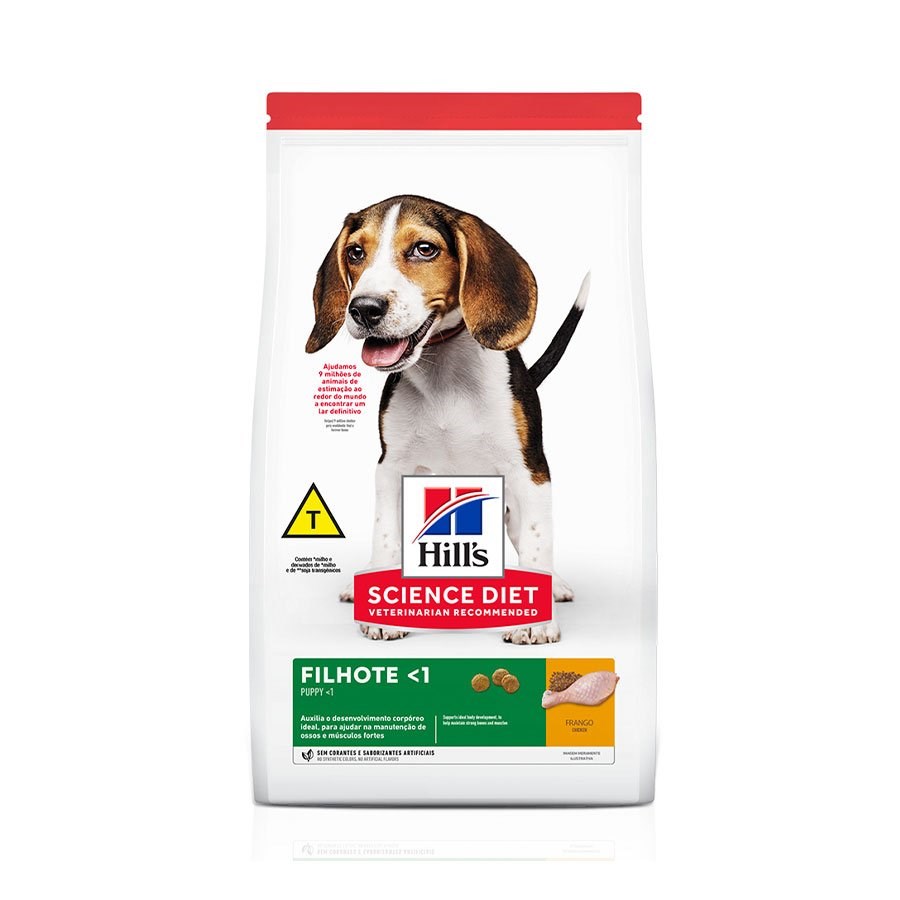 Ração Hill's Science Diet Crescimento Saudável para Cães Filhotes sabor Frango 6kg