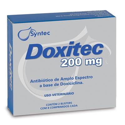 Antibiótico Doxitec 200mg 16 comprimidos