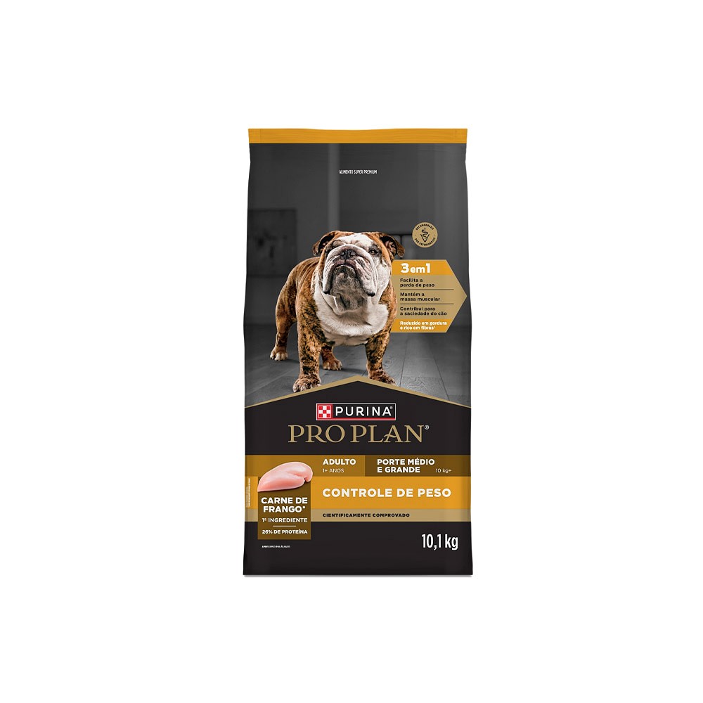 Ração Proplan Controle de Peso para Cães de Raças Médias e Grandes 