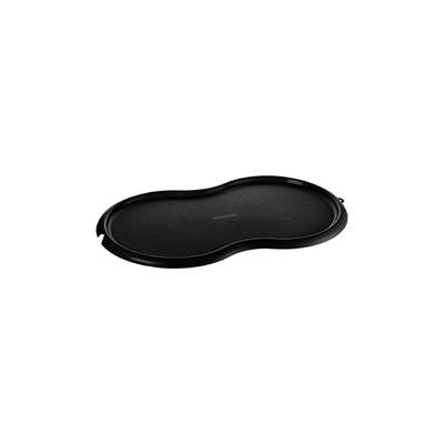 Jogo Americano Sanremo Plástico Preto para Cães e Gatos U