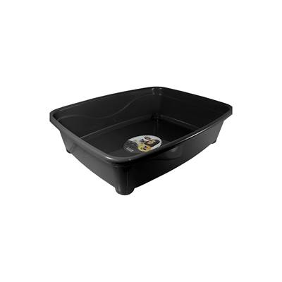 Bandeja Sanitária Furacão Pet Classic Preto para Gatos U