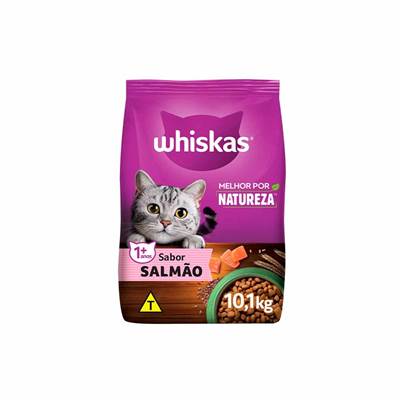 Ração Whiskas Melhor por Natureza Salmão para Gatos Adultos 2,7kg