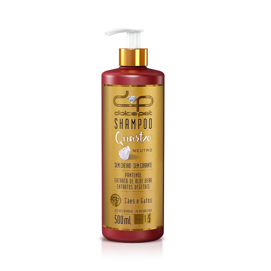 Shampoo Dolce Pet Quartzo Neutro para Cães e Gatos