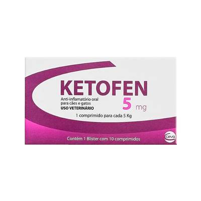 Anti-inflamatório Ceva Ketofen para Cães 20mg