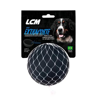 Brinquedo LCM Bola de Borracha Extra Forte para Cães 6cm