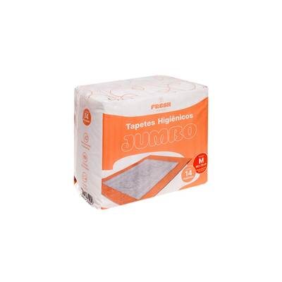 Tapete Higiênico Fresh Pads Jumbo Médio 14 unidades