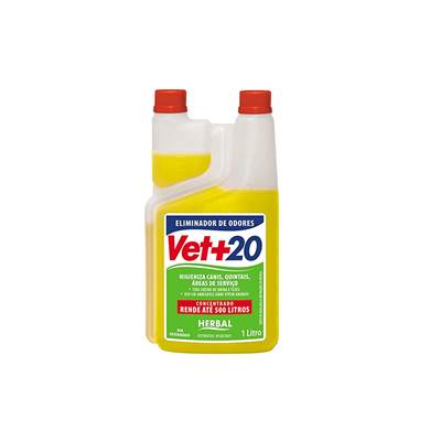Eliminador de Odores Vet+20 Concentrado Herbal 1L