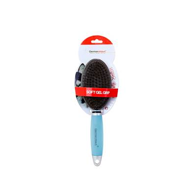 Escova Dupla Germanhart Gel Azul para Cães M