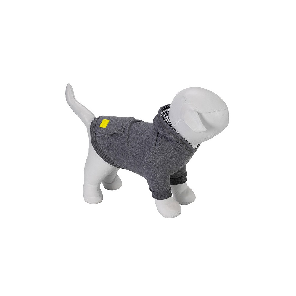 Casaco de Moletom Urban Puppy Com Capuz Cinza para Cães e Gatos