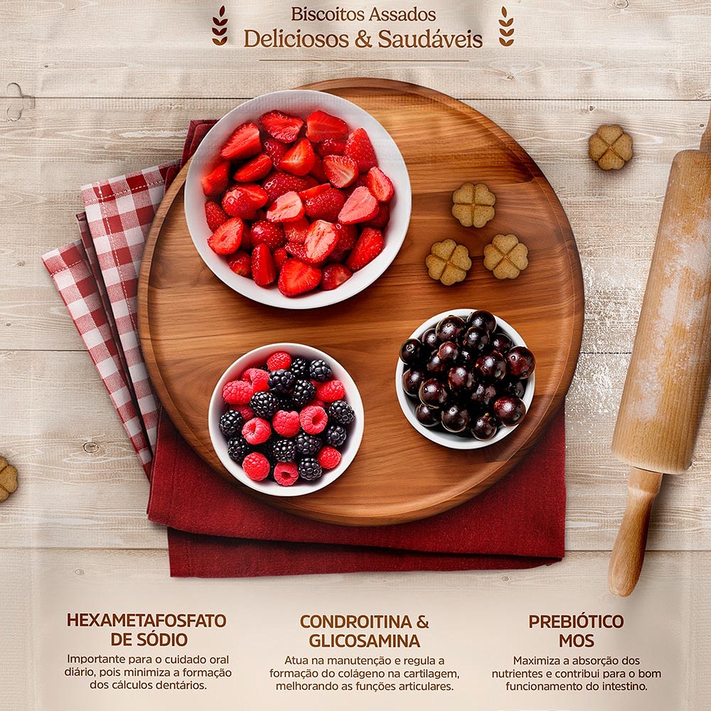 Biscoito Special Dog Ultralife para Cães Adultos Sabor Frutas Vermelhas