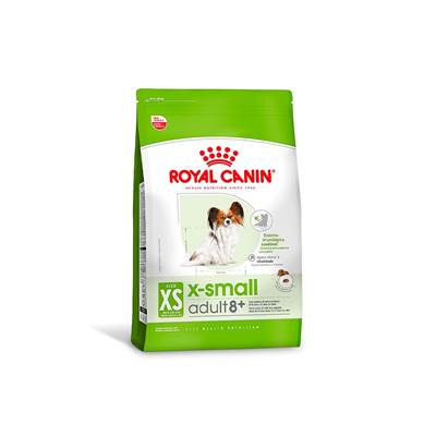 Ração Royal Canin X-Small Adult +8 para Cães Adultos acima de 8 Anos de Porte Miniatura 1kg