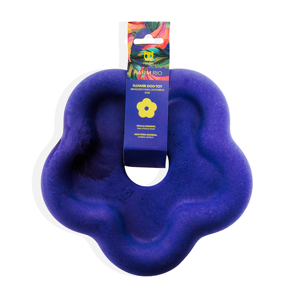 Brinquedo para Cachorros FARM Rio Flor Azul