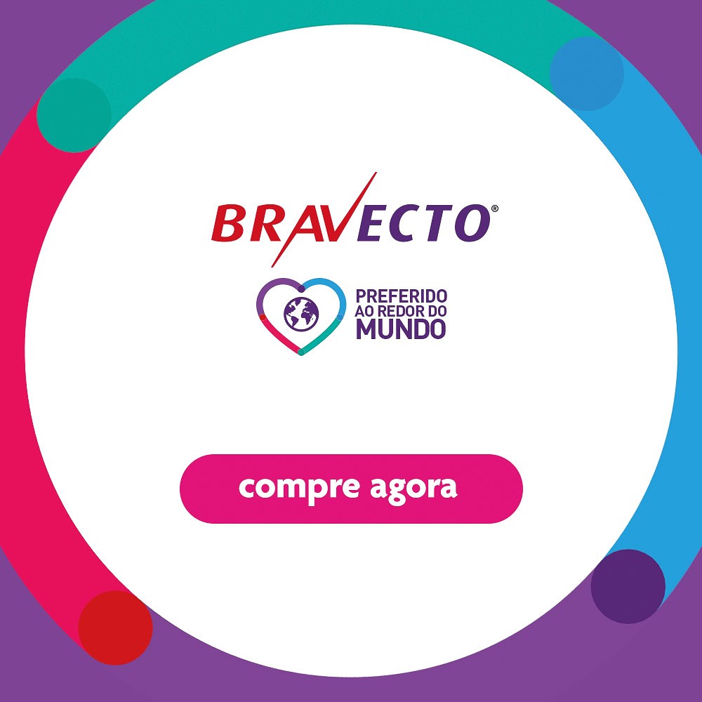 Antipulgas e Carrapatos Bravecto para Cães de 20kg a 40kg - 1000mg