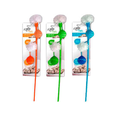 Brinquedo All For Paws Cat Fluffy Wand para Gatos M