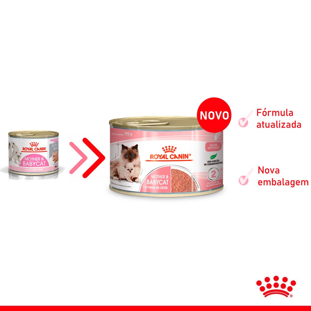 Ração Royal Canin Lata Mother & Baby Cat Instinctive para Gatos Filhotes 