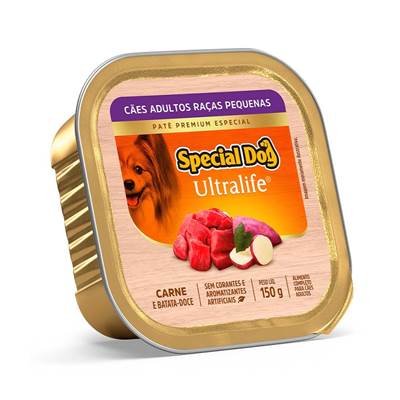Special Dog Ultralife Patê Carne para Cães Adultos Raças Pequenas 150g