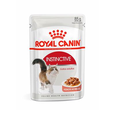Ração Royal Canin Sachê Instinctive para Gatos Adultos 85g