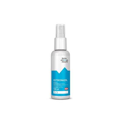 Antifúngico Animal Health Ibasa Cetoconazol Spray 2% para Cães e Gatos 100ml