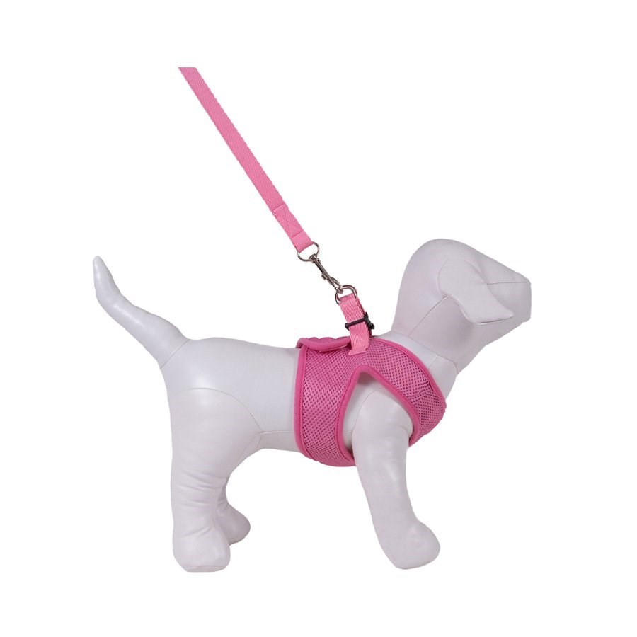 Peitoral Urban Puppy para Cães Colete Aerado Rosa