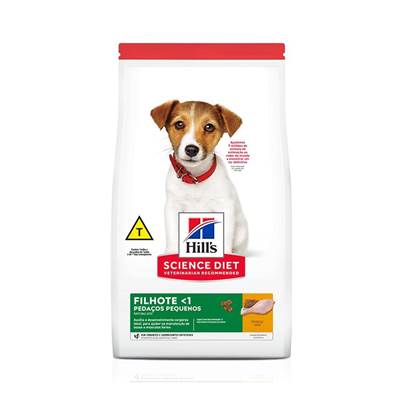 Ração Hill's Science Diet Canino Filhotes Pedaços Pequenos para Cães de Porte Pequeno 2,4kg
