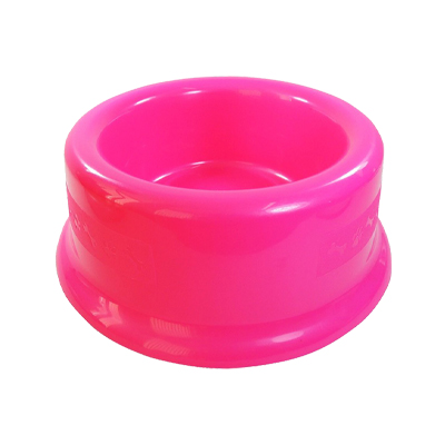 Comedouro Furacão Pet Plástico Rosa 1000ml