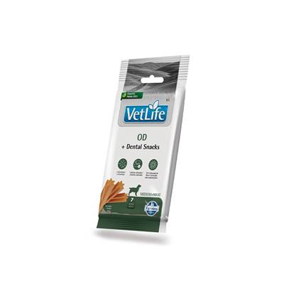 Petisco Dental Vet Life OD para Cães de Raças Médias e Grandes 100g