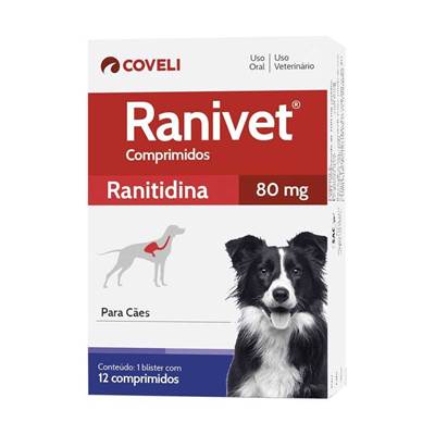 Ranivet para Cães - 12 comprimidos 80g
