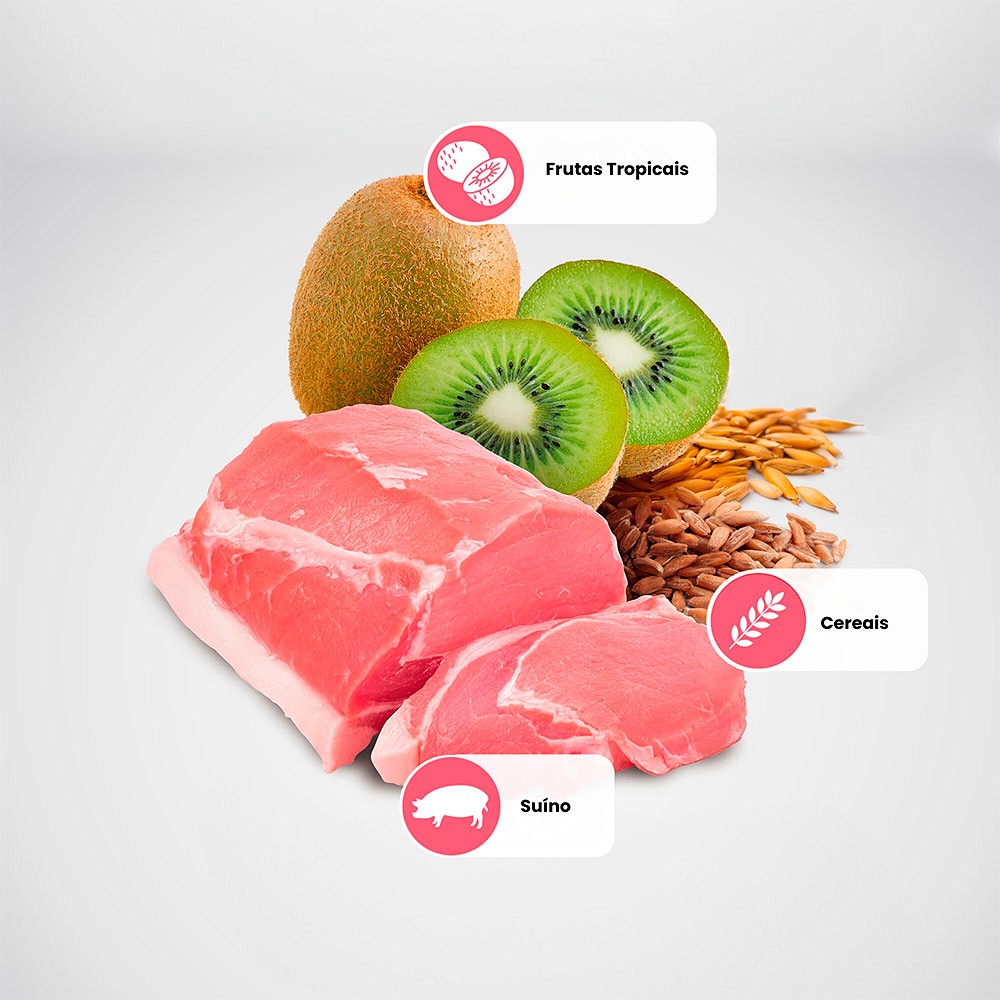 Ração Farmina N&D Tropical Selection para Cães Filhotes de Porte Médio e Grande Sabor Suíno, Cereais e Frutas Tropicais