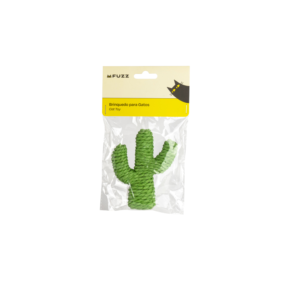 Brinquedo Fuzz para Gatos Cacto de Sisal