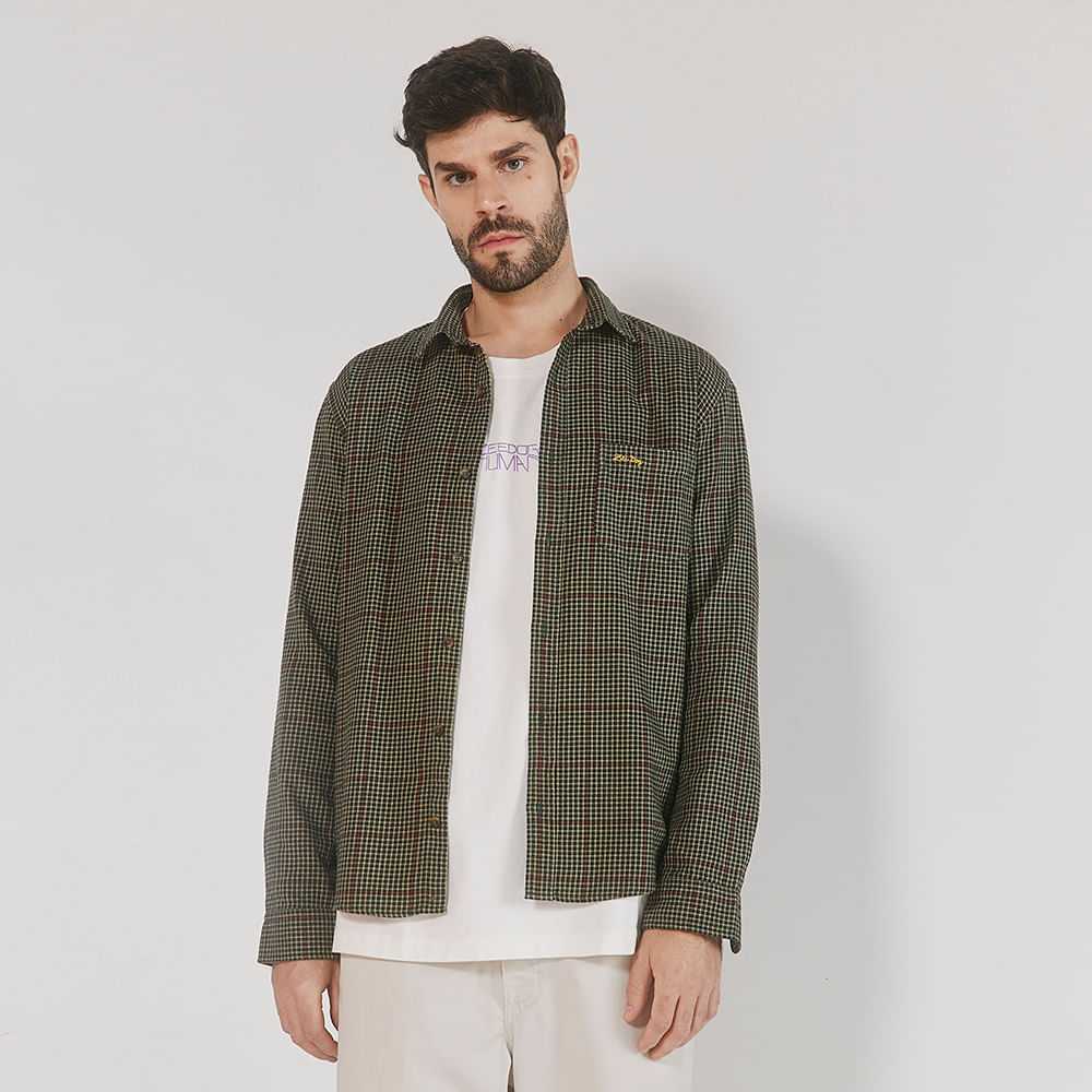 Camisa Flannel Madras 93 Verde | Imagem 1