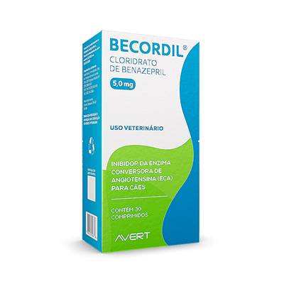 Anti-Hipertensivo Becordil Avert 5,0 mg com 30 Comprimidos 5mg
