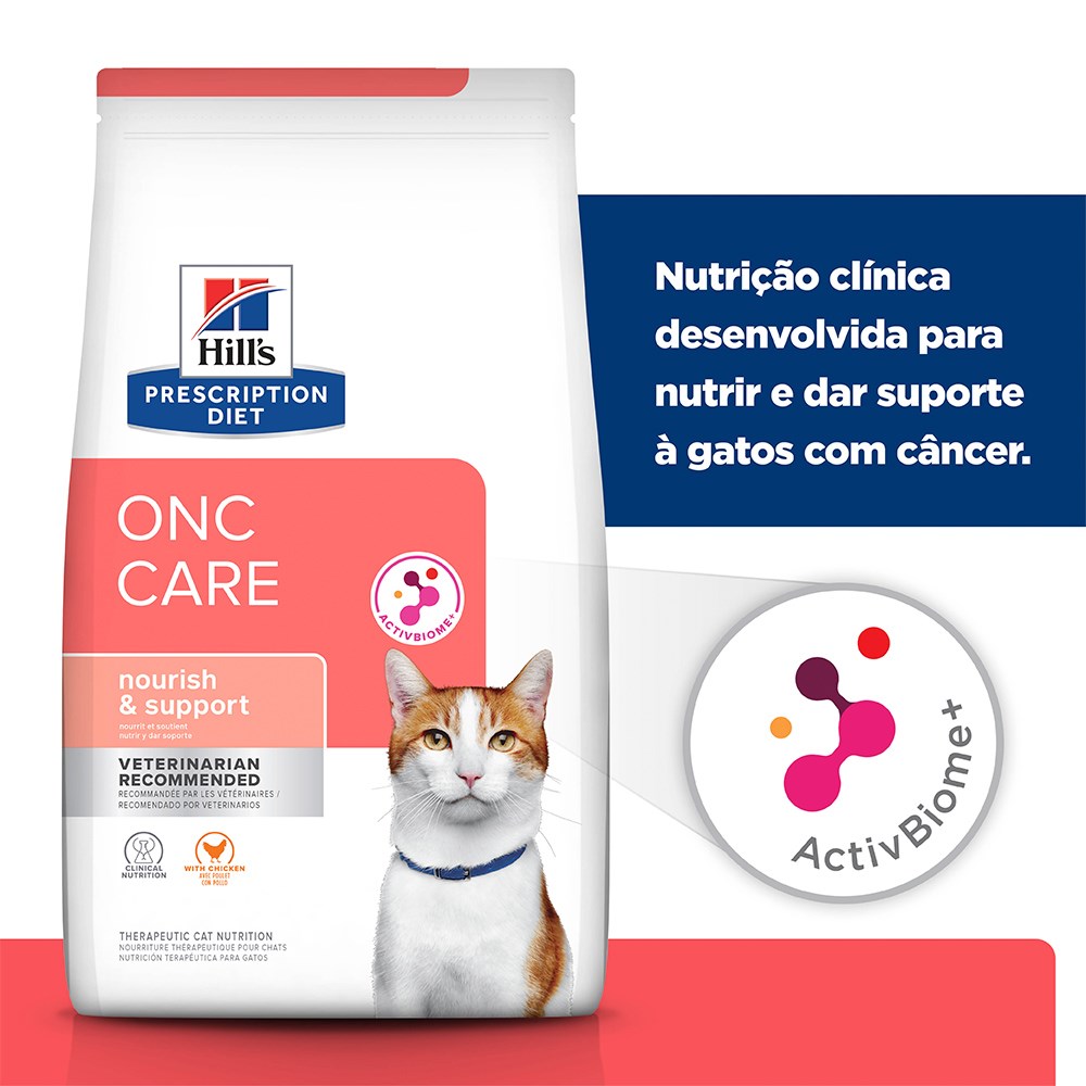 Ração Hill's Prescription Diet ONC Care Cuidado Oncológico para Gatos
