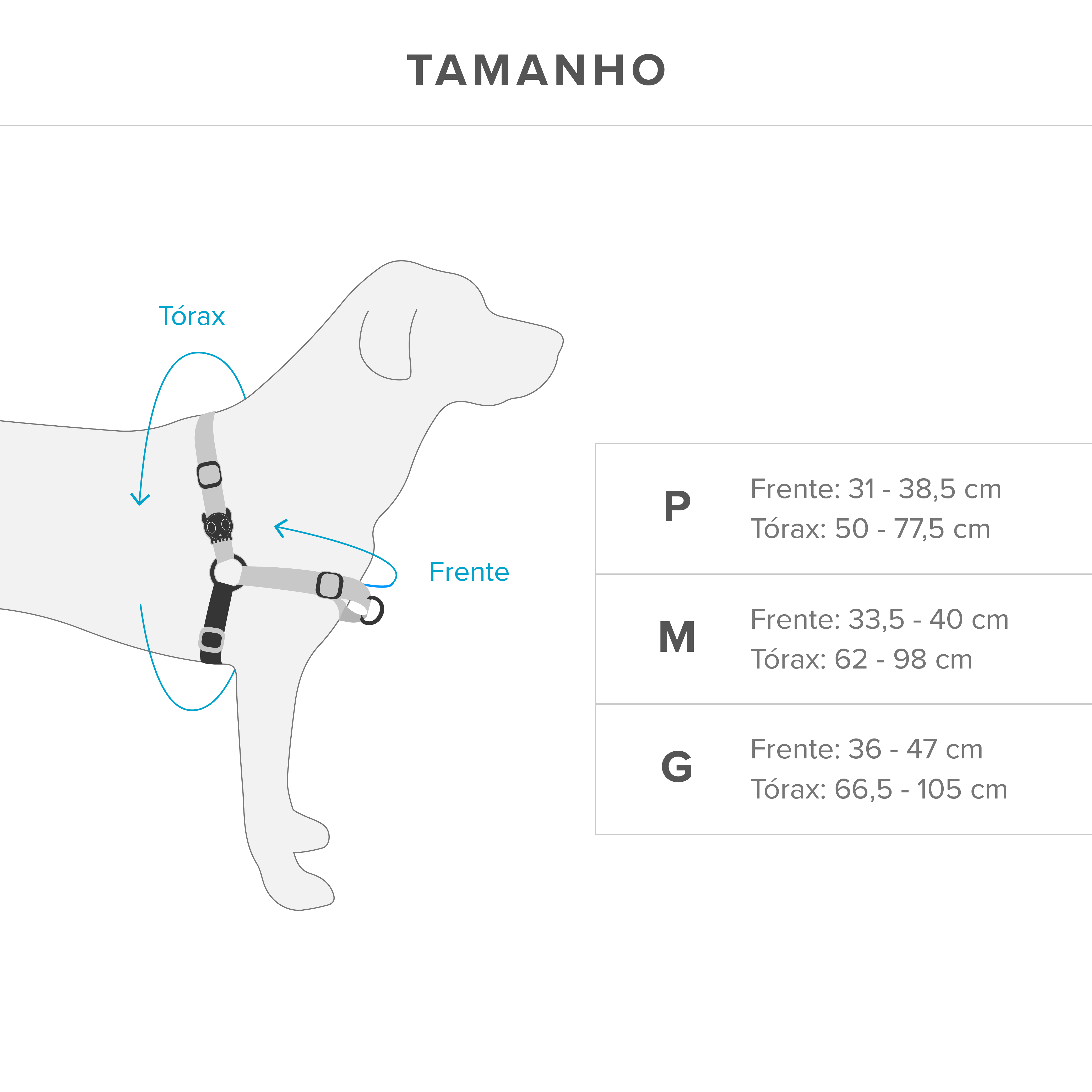 Peitoral para Cachorros Antipuxão Gotham