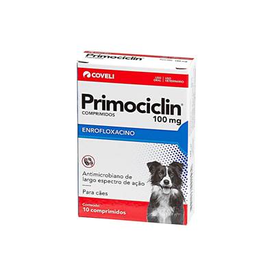 Primociclin Coveli para Cães e Gatos 10 comprimidos