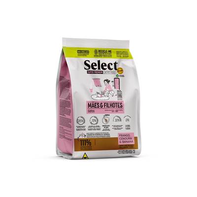 Ração Monello Select para Gatos Adultos e Filhotes Sabor Frango, Cenoura e Banana 7kg
