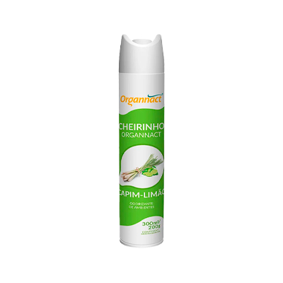 Aromatizador de Ambientes Organnact Capim-Limão 300ml