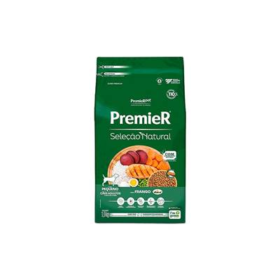 Ração Premier Seleção Natural para Cães Adultos Raças Pequenas sabor Frango 10,1kg