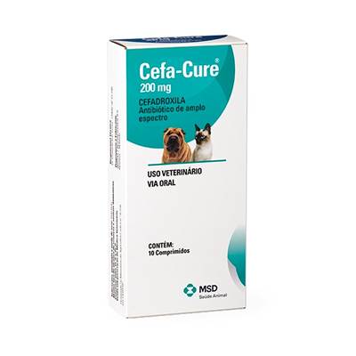 Antibiótico Cefa-Cure 200 mg 10 comprimidos