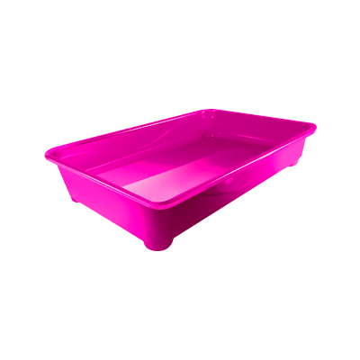 Bandeja Sanitária Pop Furacão Pet para Gatos Rosa U