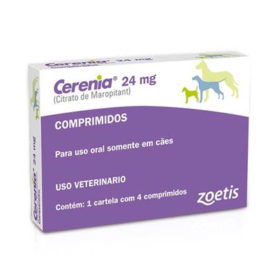 Cerenia 24mg - 4 Comprimidos 24mg