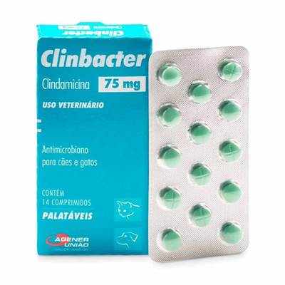 Clinbacter 14 comprimidos para Cães e Gatos 150mg