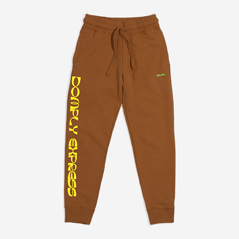 Calça de Moletom Feminina Zee.Dog x Domply Marrom G