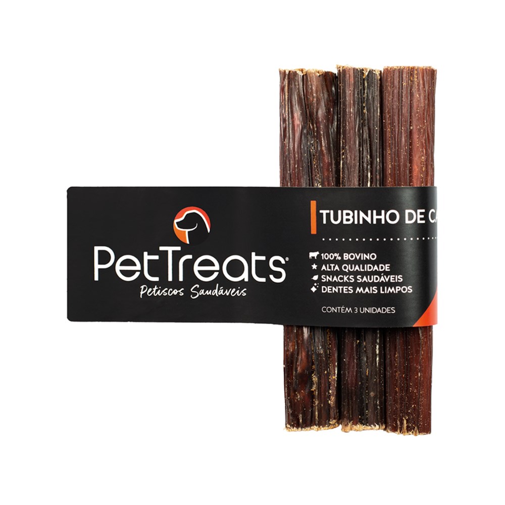 Osso PetTreats Tubinho de Carne para Cães 