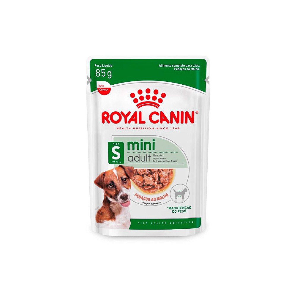 Ração Royal Canin Sachê Mini Adult para Cães Adultos de Porte