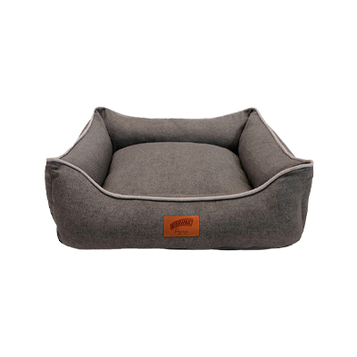 Cama Baw Waw Tons de Cinza para Cães e Gatos G