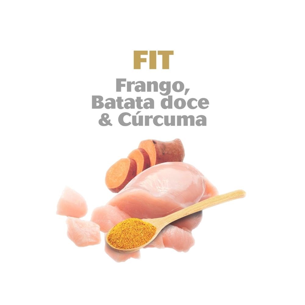 Snack Kadi Bifinho FIT para Cães Sabor Frango, Batata Doce e Cúrcuma