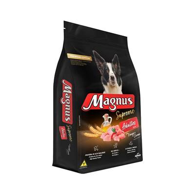 Ração Magnus Supreme para Cães Adultos Sabor Frango e Cereais