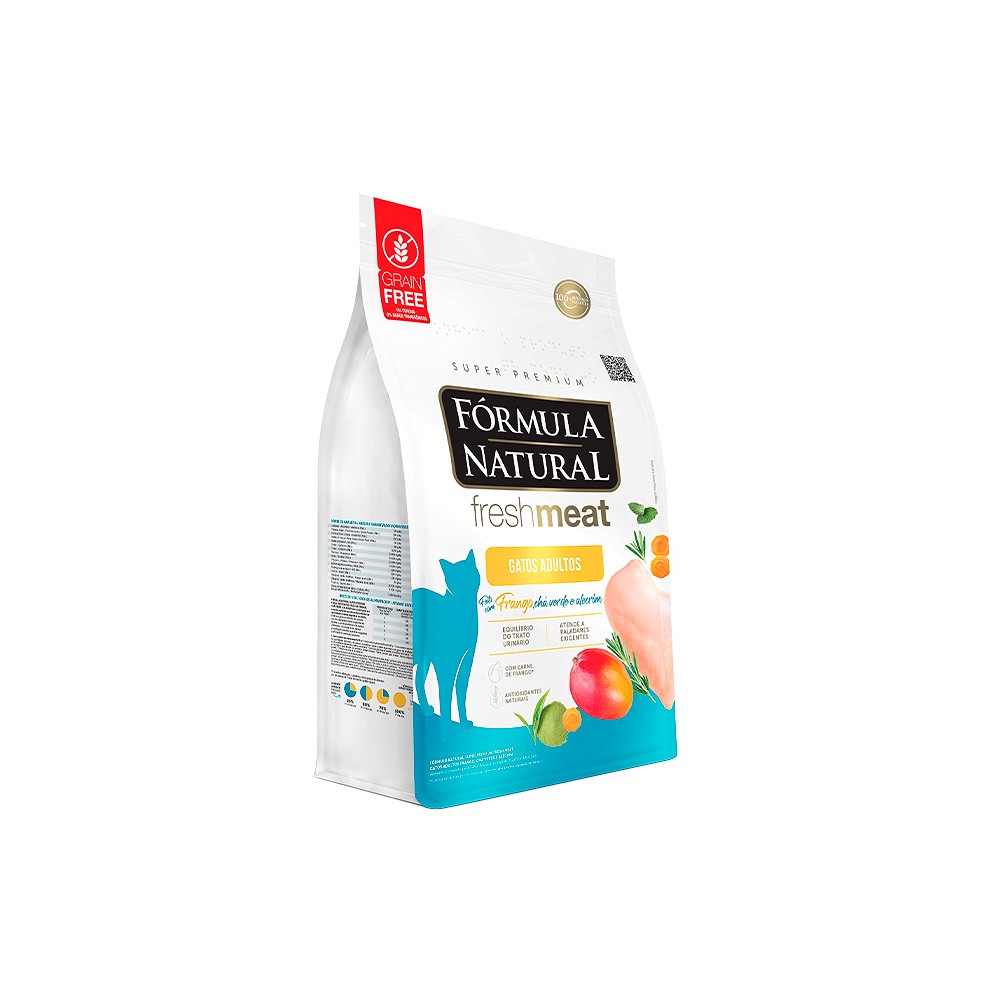 Ração Fórmula Natural Fresh Meat para Gatos Adultos sabor Frango