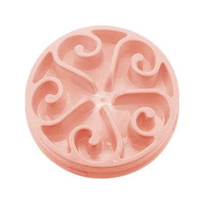 Comedouro Jambo Lento Ornare Rosa para Cães U